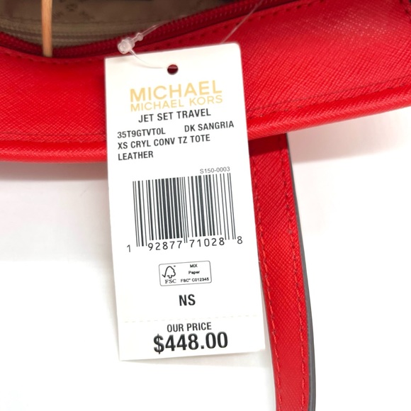 Michael Kors Xsmall Top Zip Tote Crossbody Bag - Picture 8 of 8